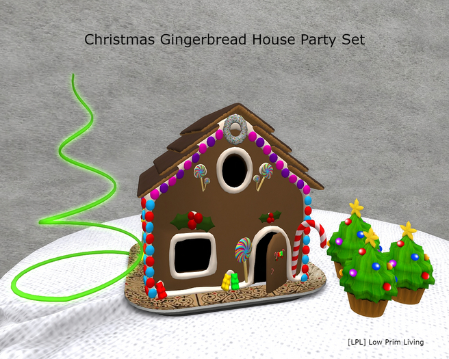 Christmas Gingerbread House Party Set