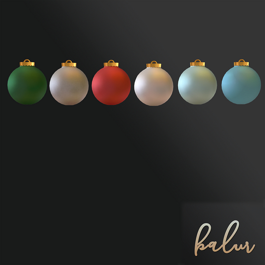 Balur -  Christmas Ball Pack 2 