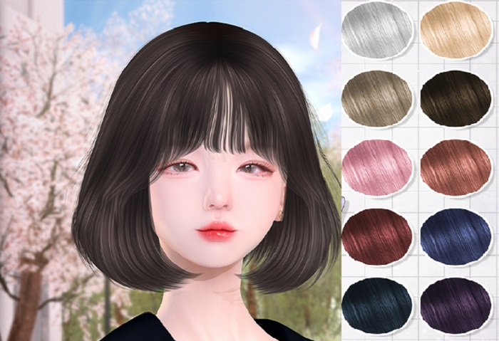:uzu: x dalgona : Love Chronicle gacha - HAIR (orange)