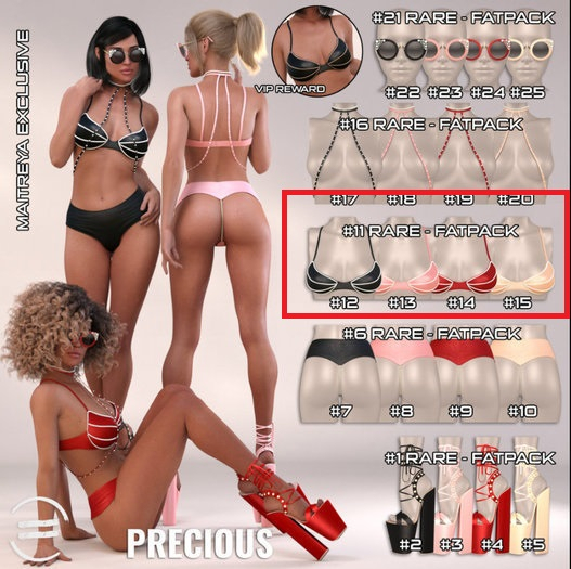 EQUAL - Precious Bra FATPACK #11 RARE