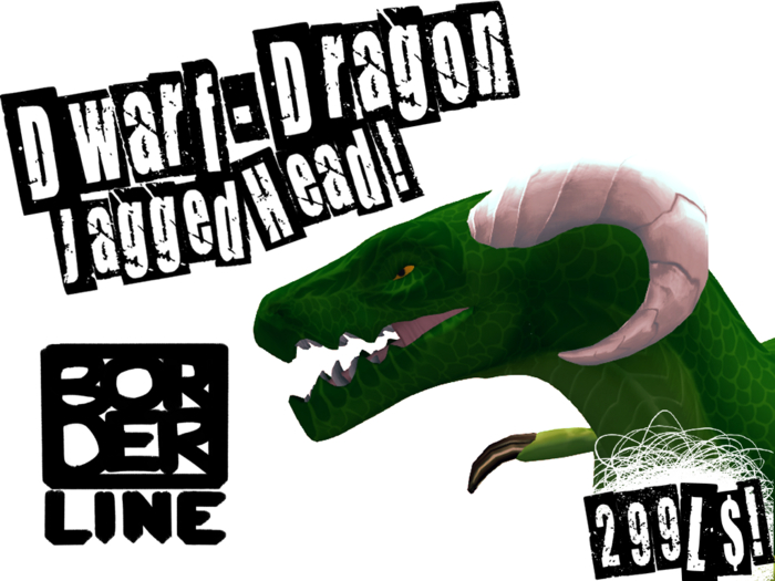 [Border]Line - ATC Dwarf Dragon Jagged Head