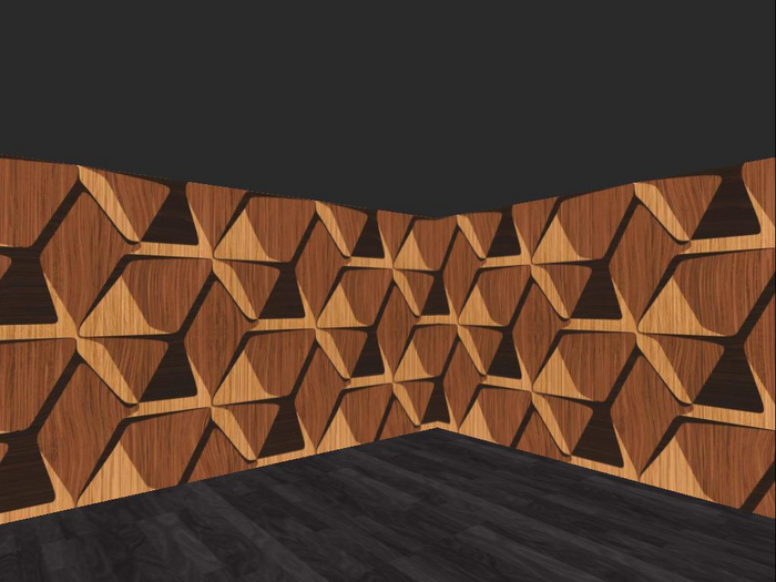 3D Wall Texture Wood
