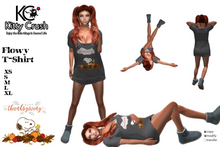 Kitty Crush - Thanksgiving Flowy Tee 