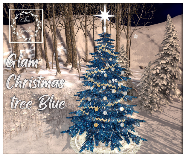 Christmas tree "Glam Blue"