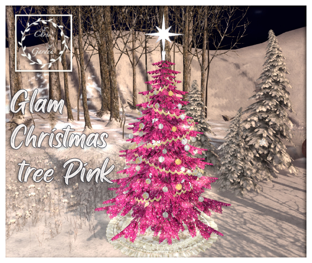 Christmas tree "Glam Pink"