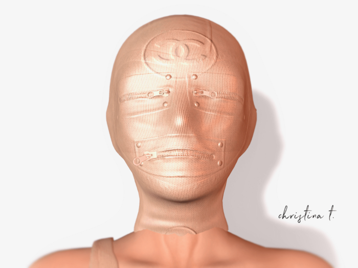 Christina T. -Salmon Mask-