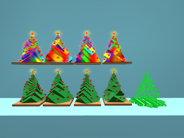 Christmas Cubic Trees - Full perm