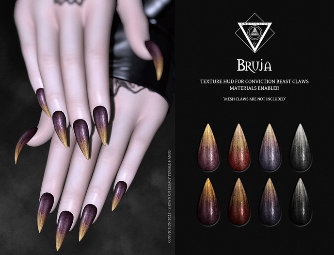 [ Conviction ] Beast Claws - Bruja [Texture HUD]