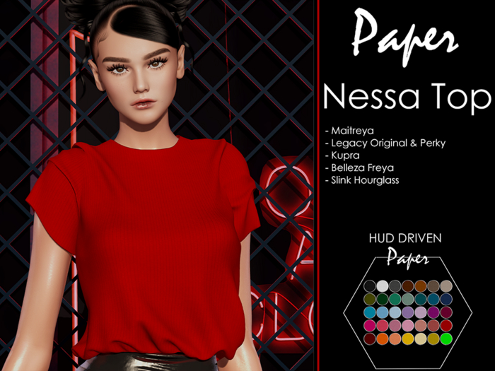 Paper. - Nessa Top