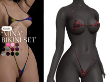 Klubb - "Mina" Bikini Set Tartan