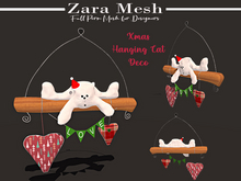 ZM - Christmas - Hanging Cat - FULL PERM MESH
