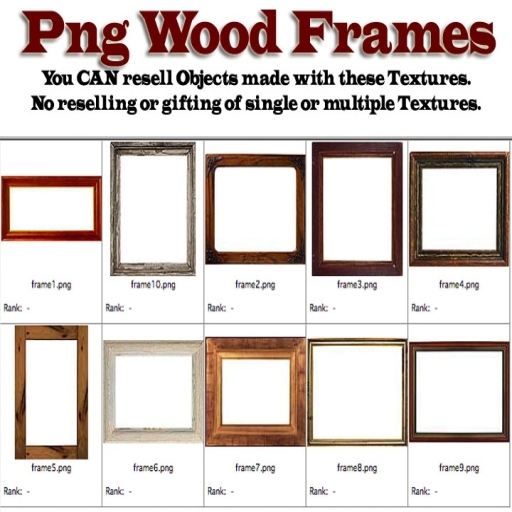 Shabby Chic Frame Textures - wood frame textures