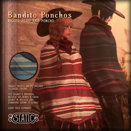 ::Static:: Bandito Poncho {Oasis}