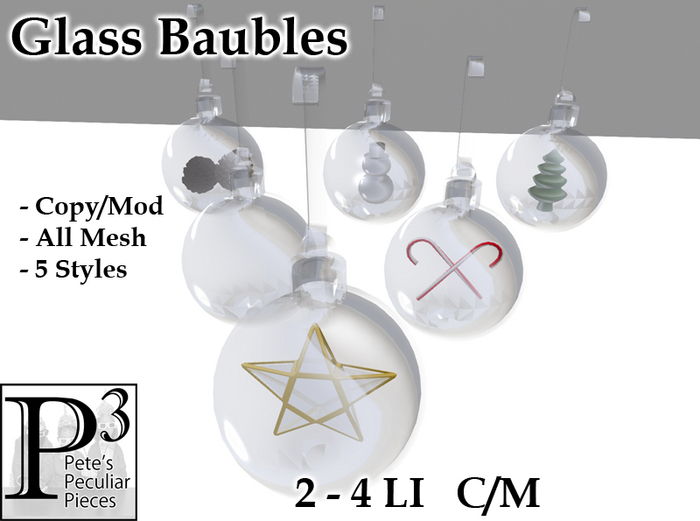 [P3] - Baubles - Glass