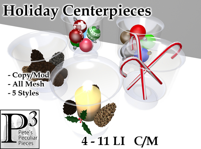 [P3] - Christmas Centerpieces