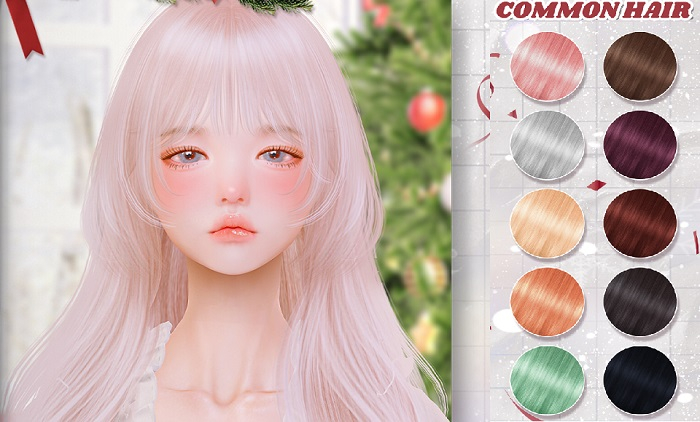 :uzu: x dalgona : Merry-Chri gacha HAIR (plum)