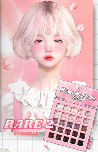 :uzu: x dalgona : Berry Blossom gacha - RARE2 (BOX) + HUD