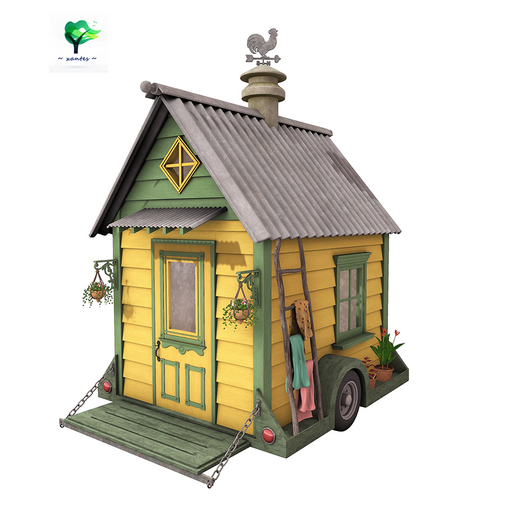 Tiny House On Wheels - YellowGreen