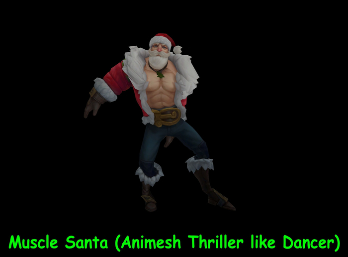 Muscle Santa (Animesh thriller like dancer single dance) MC