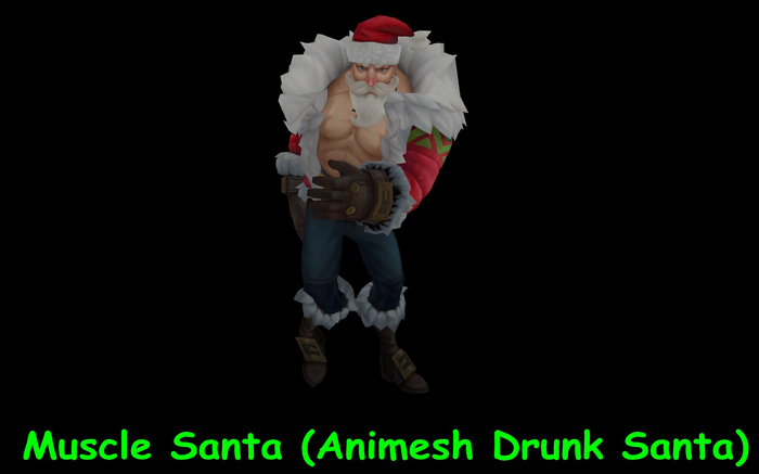 Muscle Santa (Animesh Drunk Santa) MC