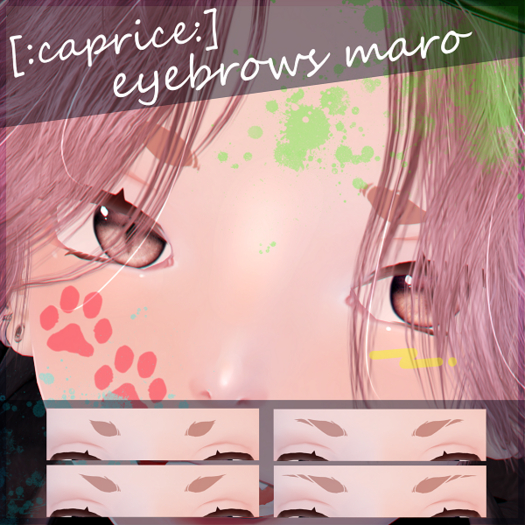 [:caprice:]eyebrows maro(ASR applier)