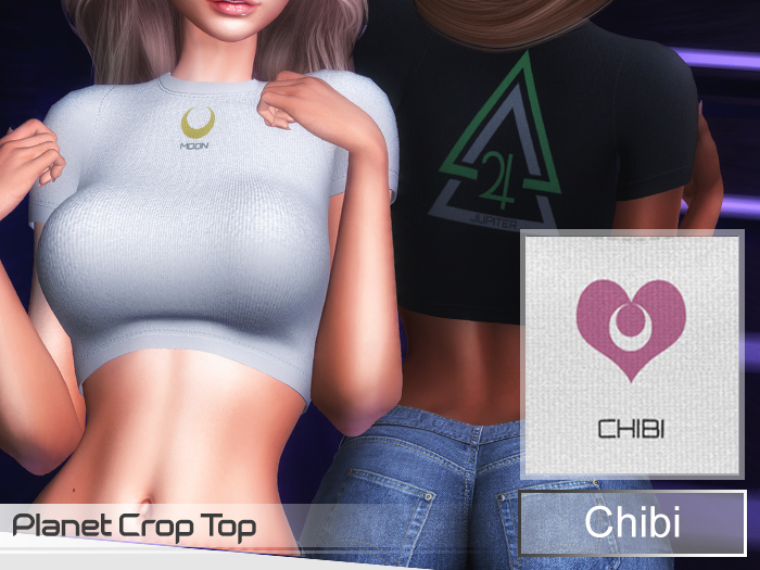 Iso Darling - Planets - Crop Top - Chibi