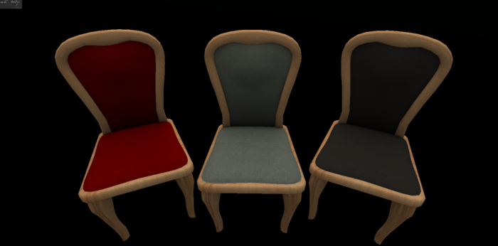 Chairs - 3 Colors - Copyable - Free Gift