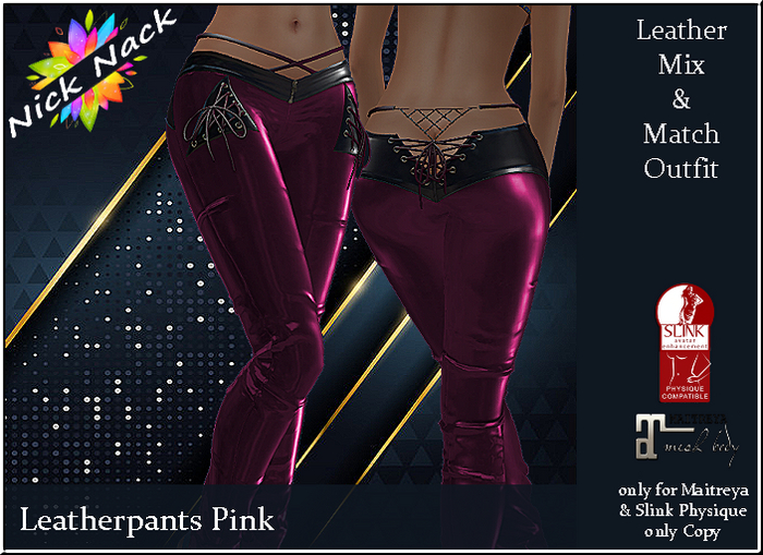 NN_MnM-Leatherpant Pink