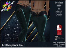 NN_MnM-Leatherpant Teal