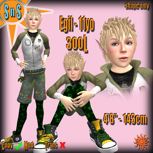 *SnS Egil - 11yo Boy Shape