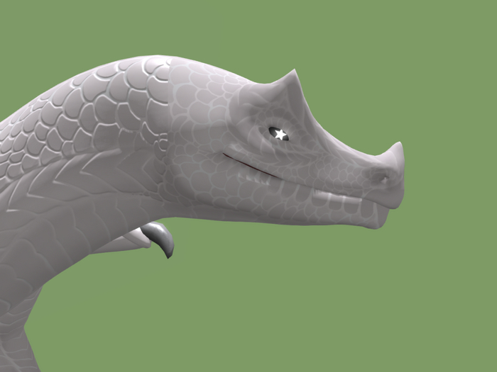 Dwarf Dragon head tripoint