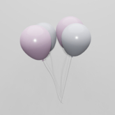 [iDecor] Pink White Balloons