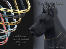 DOG PAW - The Greatest Dane - Collar #1