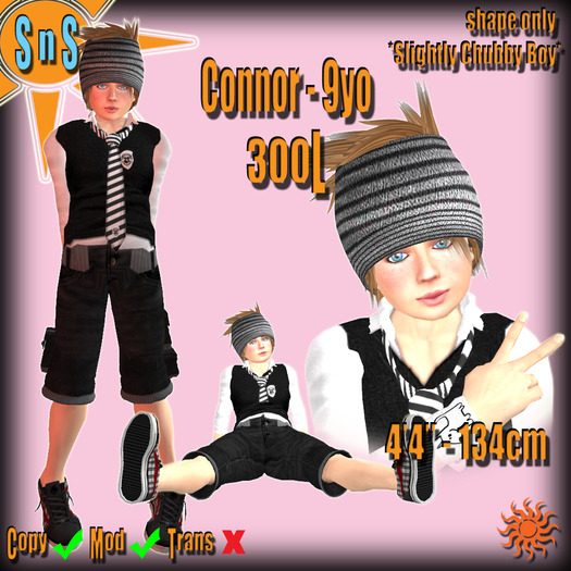 *SnS Connor - 9yo Boy Shape