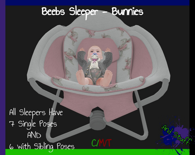 :And Stuff: Beebs Sleeper - Bunnies