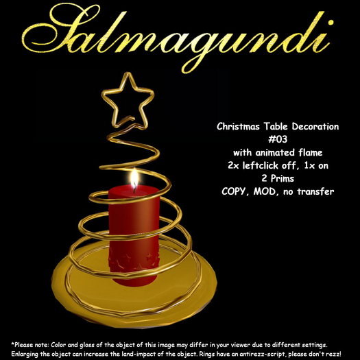 Christmas Table Decoration #03