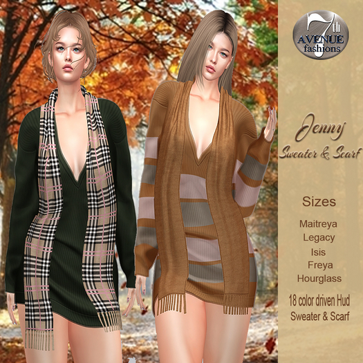Jenny Sweater & Scarf