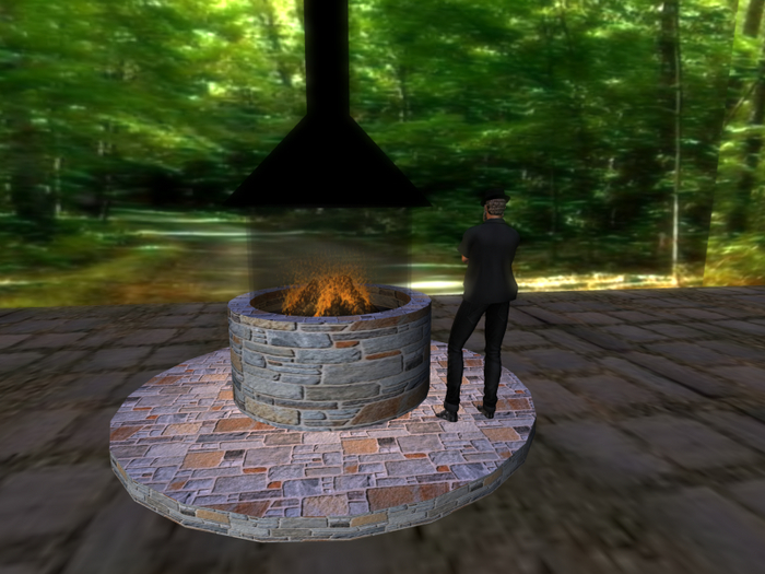 round fireplace 5Li