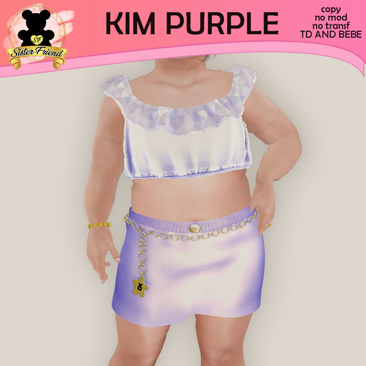 *SF* Kim Outfit - Purple