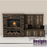 Serendipity Designs - Woodland BR Fireplace