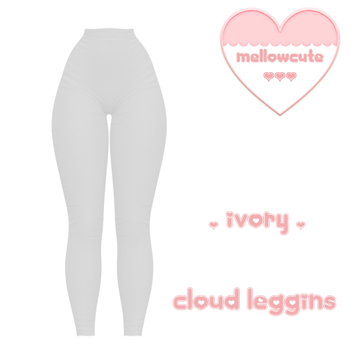 mellowcute-cloud leggins-ivory