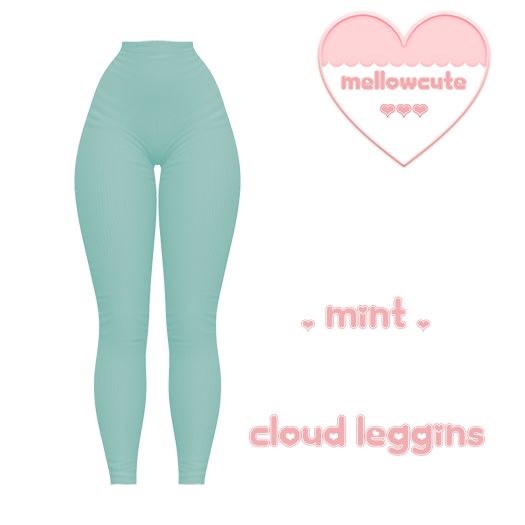 mellowcute-cloud leggins-mint
