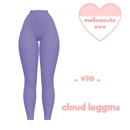 mellowcute-cloud leggins-vio