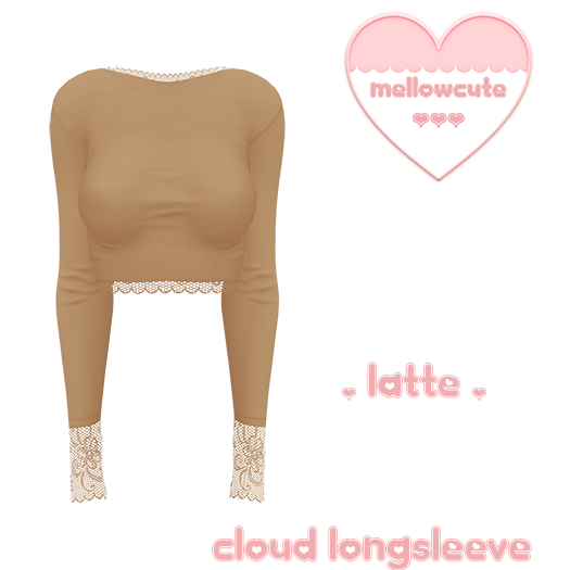 mellowcute-cloud longsleeve-latte
