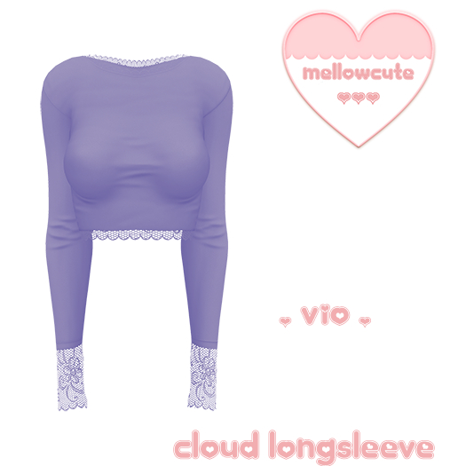mellowcute-cloud longsleeve-vio