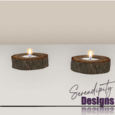 Serendipity Designs - Woodland BR Log Votives