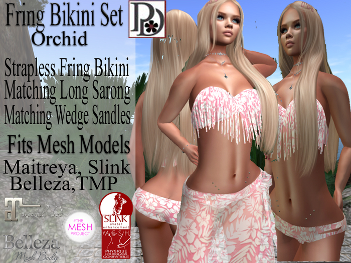 !PD-Frng Bikini Orchid Set