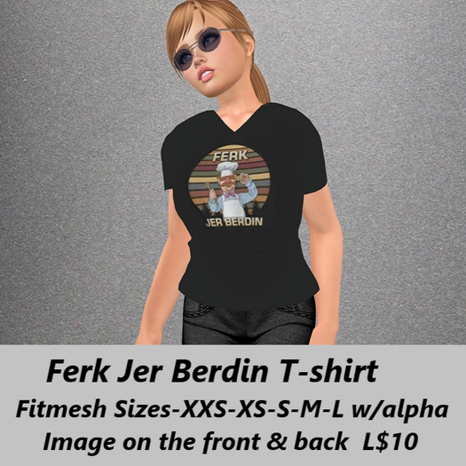 Ferk Jer Berdin-Ladies V-neck T-shirt