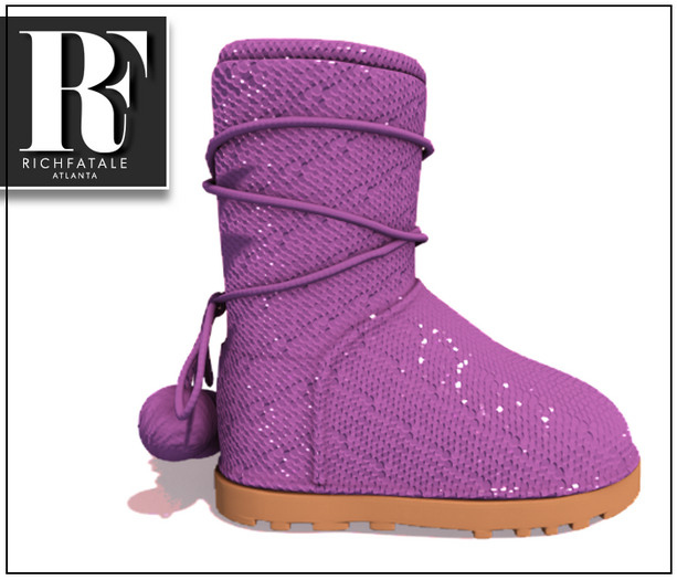 $RICH FATALE - SPARKLE RUGGS  - LAVENDER