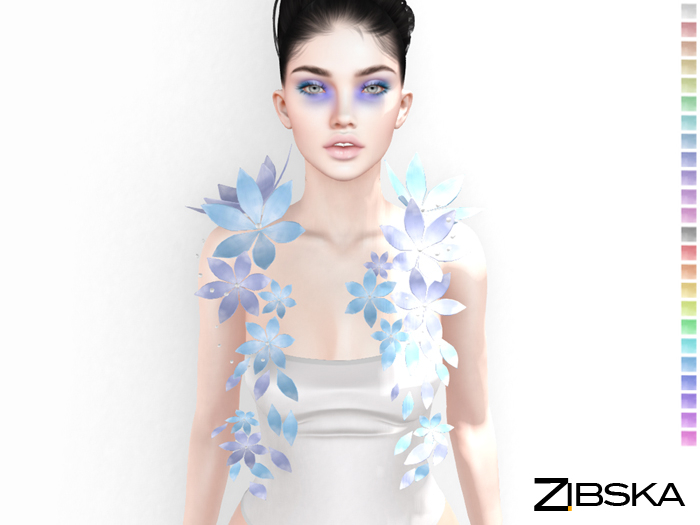 Zibska ~ Euphemia color change flower adornment